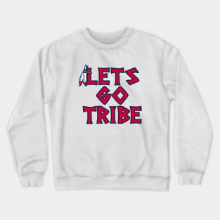 Lets Go Tribe - White Crewneck Sweatshirt